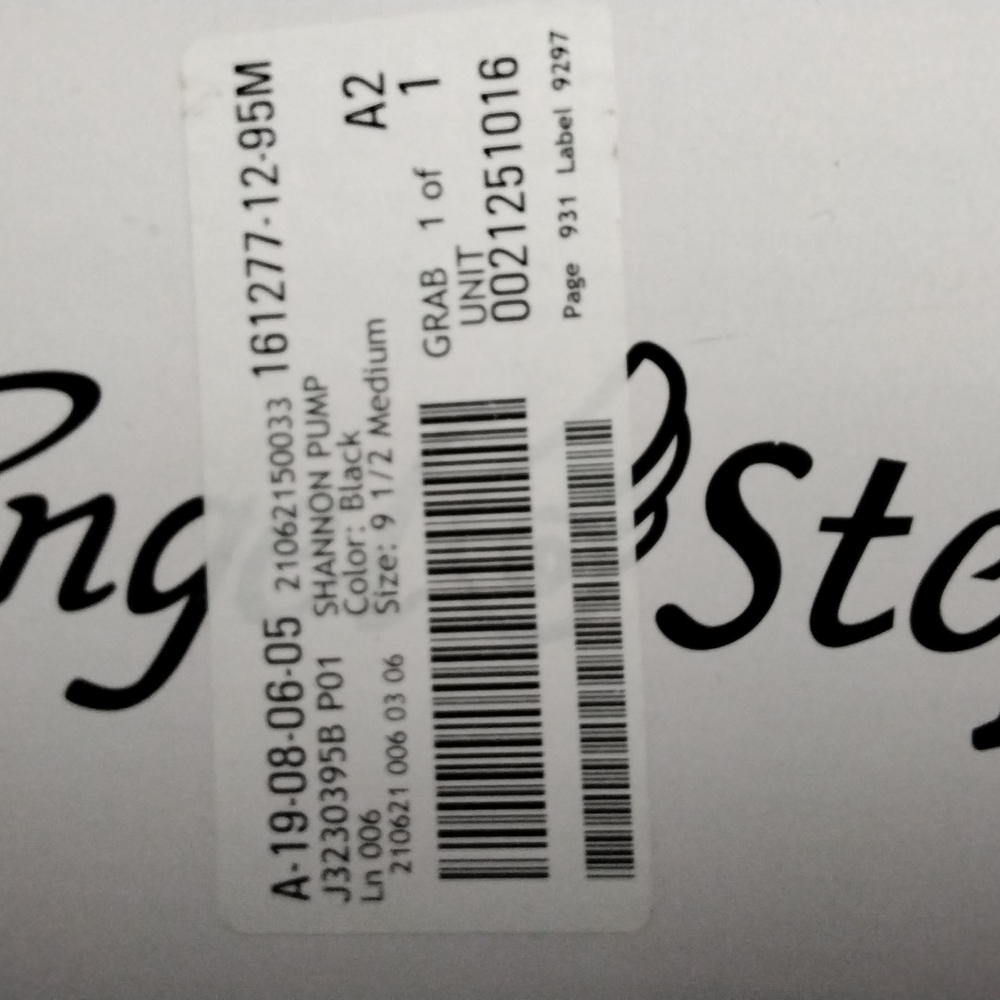 WS24- Buy 2prs🥿/$15.00 - Women Angel Steps Blk Spike Heels - sz 9.5 - Picture 12 of 12